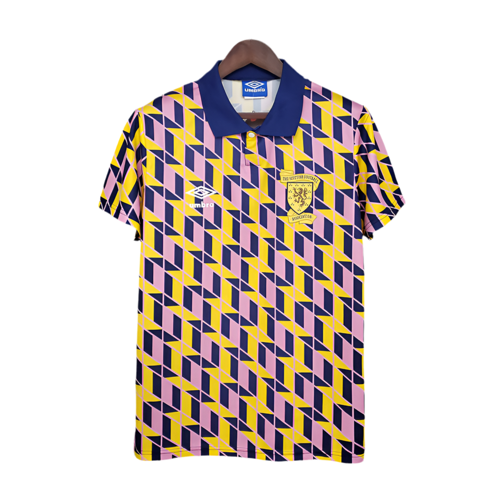 Camisa Escócia Retrô 1988/1989 Amarela -