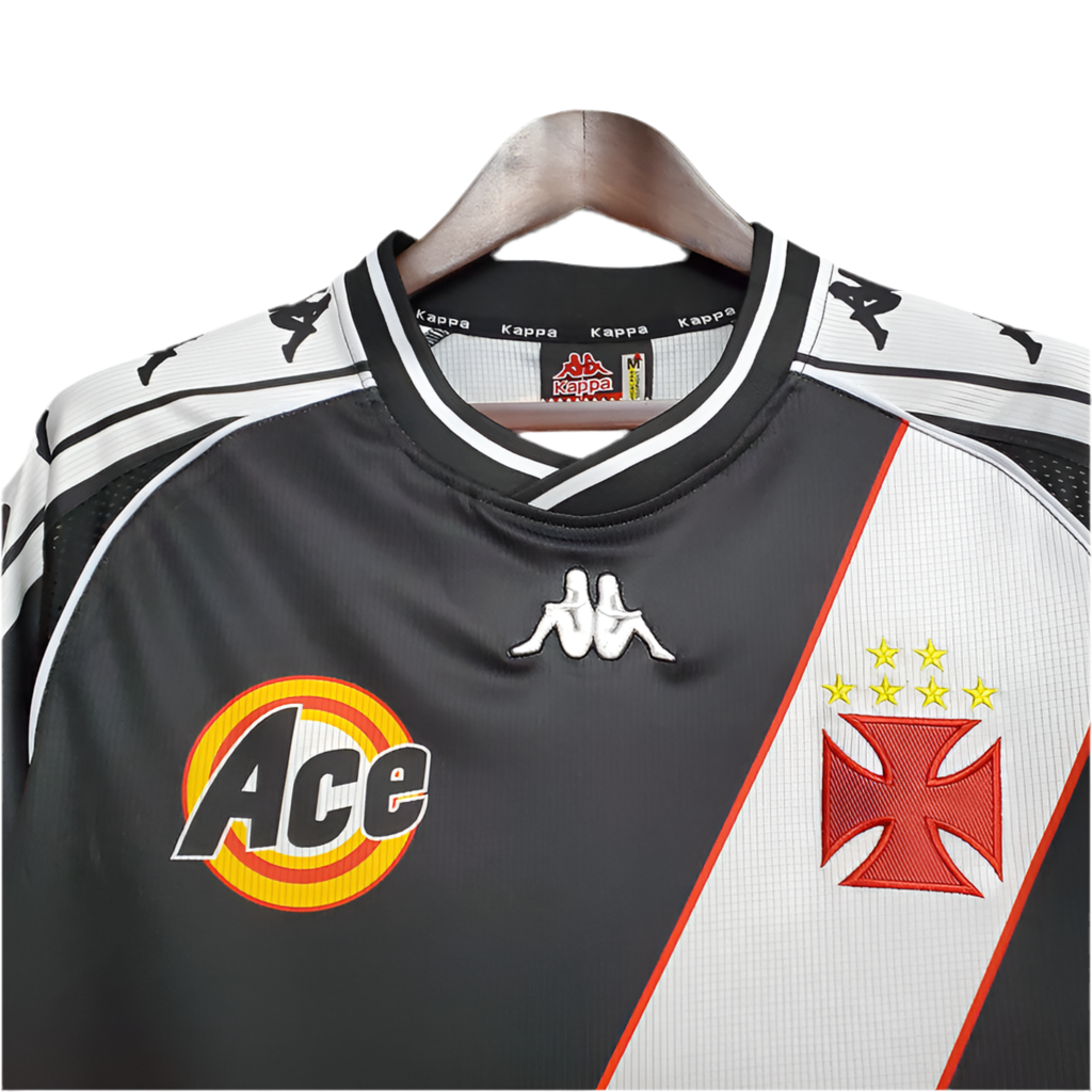 Camisa Vasco Retrô 2000- Preto