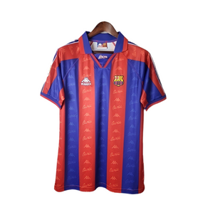 Camisa Barcelona Retrô 1996/1997 - Azul e Grená