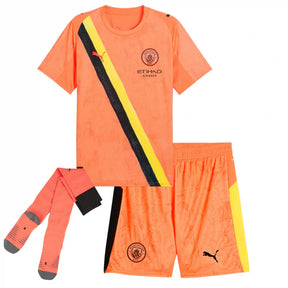 Kit Infantil Manchester City Goleiro 25/26 - com Meia