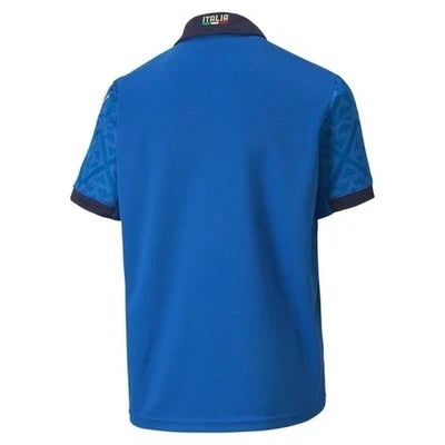 Camisa Itália Retrô com Patch - Azul