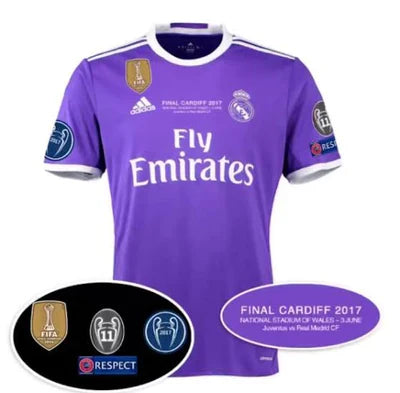 Camisa Real Madrid Retrô II 16/17 com Patch - Roxo