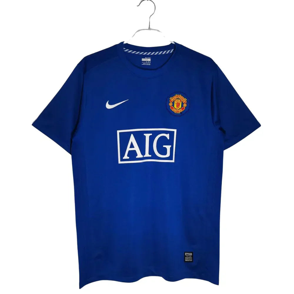 Camisa Manchester United  Retrô 08/09 - Azul