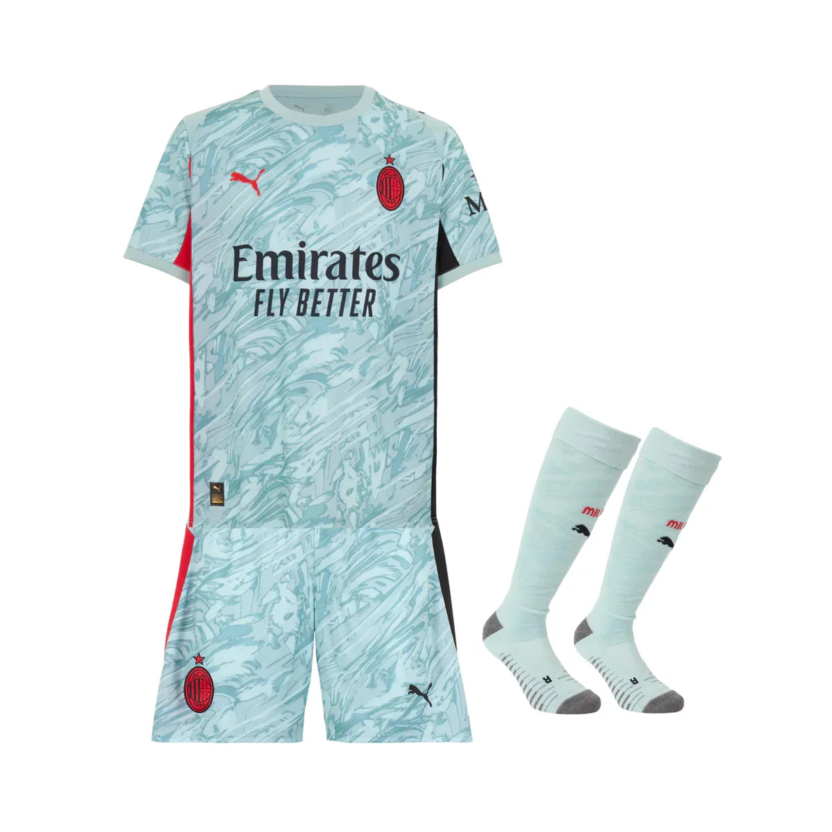 Kit Infantil AC Milan 25/26 - Goleiro