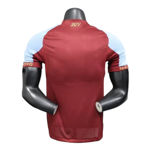 Camisa Aston Villa I 25/26 - Jogador Adidas Masculina - Vinho e azul