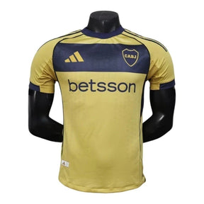 Camisa Boca Juniors II 25/26 - Jogador Adidas Masculina - Amarela com detalhes em azul